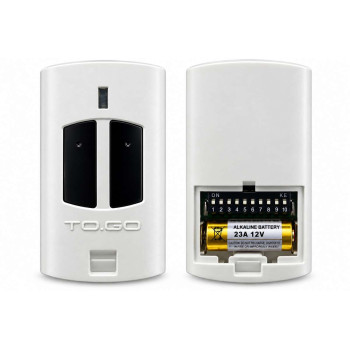 BENINCA TO.GO WP 2 Button DIP Switch Remote UAE BENINCA TO.GO WP 433.92 MHz Gate Remote Control UAE