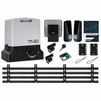 FAAC 740 E Z16 230V Sliding Gate Opener 500 KG UAE FAAC 740 500 KG Automatic Sliding Gate Motor UAE