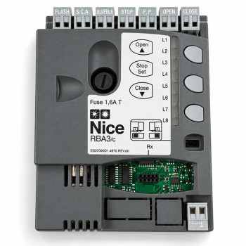 NICE RBA3/C Replacement Control Board for ROBUS Gate Motor UAE NICE RBA3/C ROBUS Sliding Gate Motor Control Board UAE
