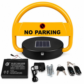 Solar Parking Lock Barrier for Private Parking Space UAE Solar Powered Automatic Parking Lock with Remote Control UAE